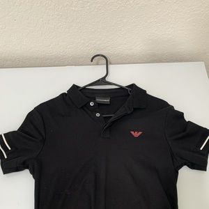 Emporio Armani men’s polo black size small